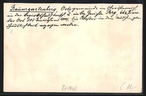 AK Baumgartenberg, Ortspartie