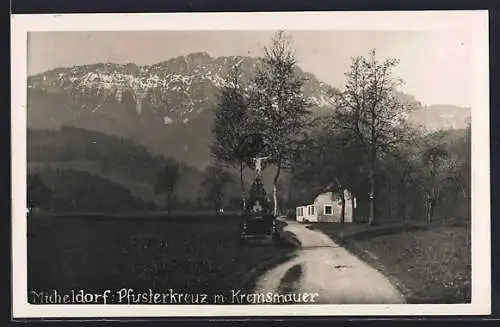 AK Micheldorf, Pfusterkreuz m. Kremsmauer