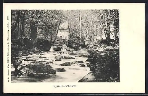 AK Klamm-Schlucht, Partie am Fluss