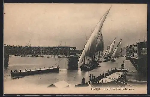 AK Kairo, Kasr-el-Nil Bridge