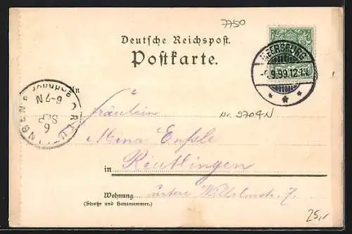 Künstler-AK K. Mutter: Insel Mainau