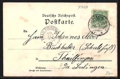 Künstler-AK K. Mutter: Insel Mainau