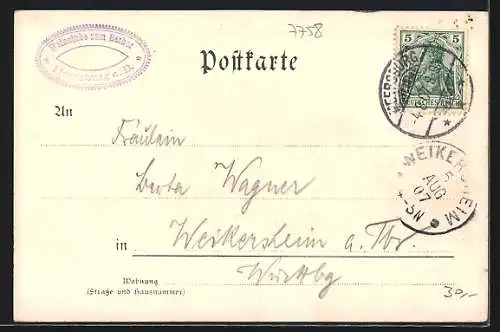 Künstler-AK K. Mutter: Meersburg, Schiffe auf dem Wasser mit Blick zum Ort