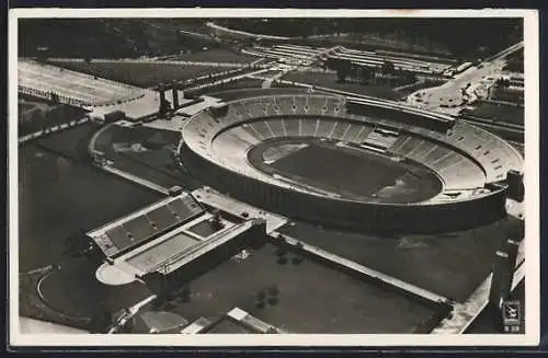 AK Berlin, Reichssportfeld, Olympiade 1936, Olympia- und Schwimm-Stadion