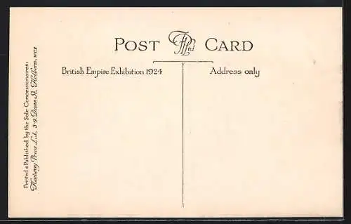 AK London, British Empire Exhibition 1924, Amusement Park