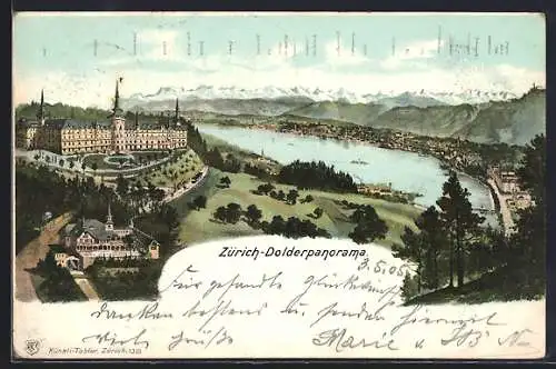 AK Zürich, Dolderpanorama