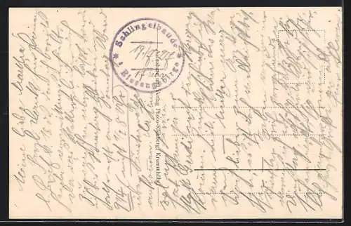 AK Schlingelbaude, Blick auf die Baude