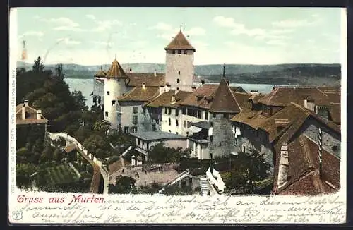 AK Murten, Sicht auf die Burg