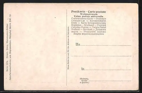 AK Cairo, Mamelucken-Gräber