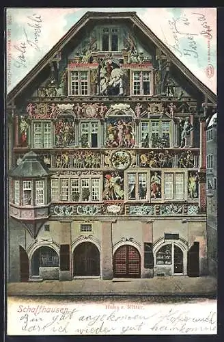 AK Schaffhausen, Haus zum Ritter