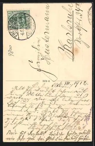 AK Freiburg / Breisgau, Martinstor von aussen mit Strassenbahn