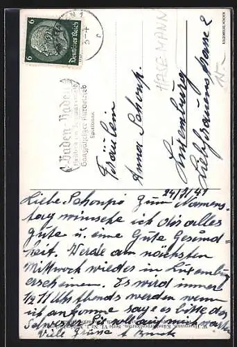 Künstler-AK W. Hasemann, junge Mühlenbacherin in ihrer Tracht