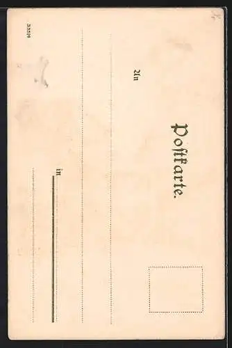 Künstler-Lithographie Franz Xaver Hoch: Strassburg, Rabenhof