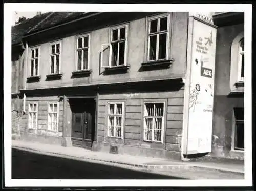 Fotografie Franz Göttlicher, Wien, Ansicht Wien, Wohnhaus in der Steingasse 13