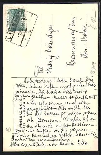 AK Wimsbach, Motiv eines Hauses