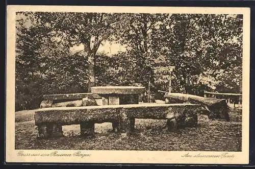 AK Rauener Berge, Der steinerne Tisch