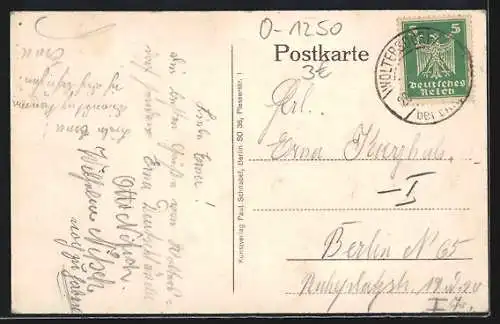 AK Löcknitz, Löcknitzpartie mit Boot