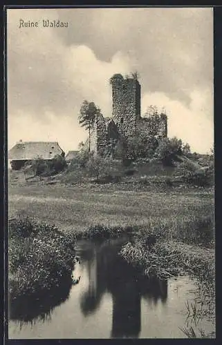 AK Königsfeld / Baden, Ruine Waldau