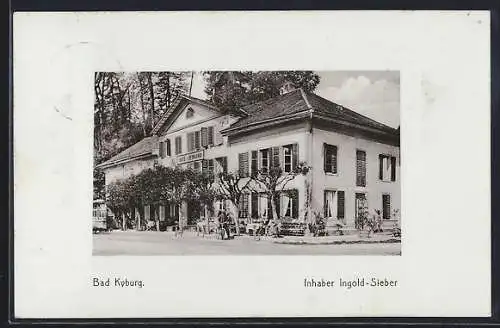 AK Bad Kyburg, Hotel Bad Kyburg von Ingold-Sieber