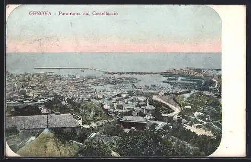 AK Genova, Panorama dal Castellaccio