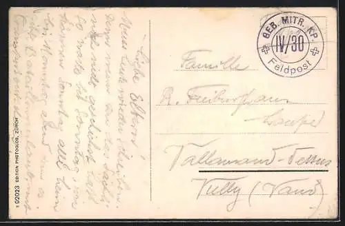 AK Stockhorn mit Oberstockenseeli, Turnen, Niederhorn und Stockfluh