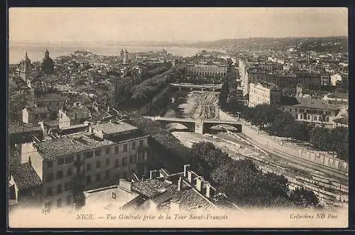 AK Nice, Vue Generale prise de la Tour Saint-Francois