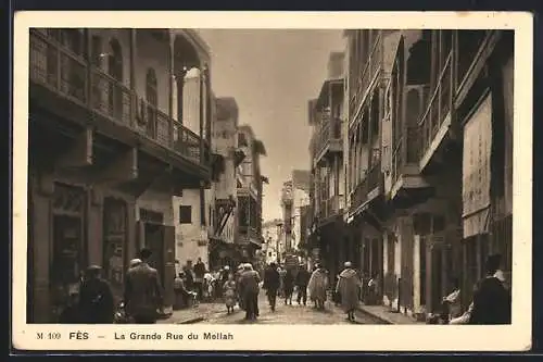 AK Fes, La Grande Rue du Mellah