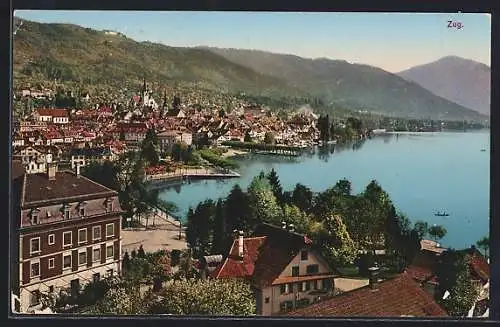 AK Zug, Ortsansicht von oben
