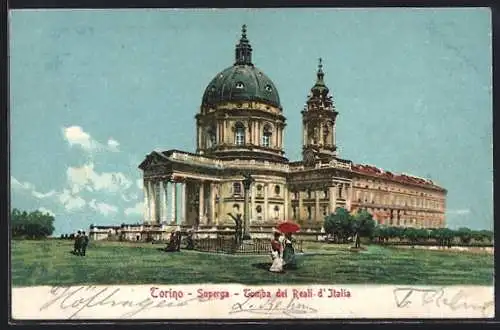 Lithographie Torino, Superga, Tomba dei Reali d` Italia