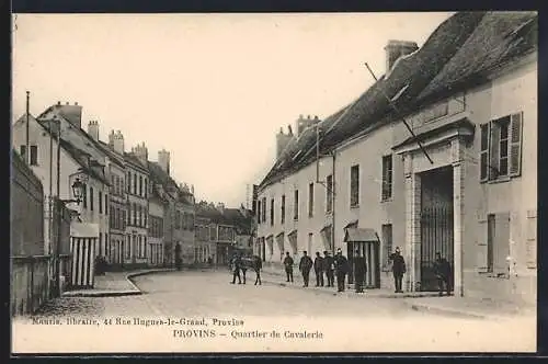 AK Provins, Quartier de Cavalerie