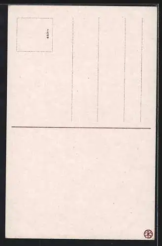 AK Telefonierendes Mädchen