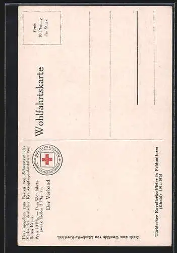 AK Türkischer Kavallerioffizier in Felduniform