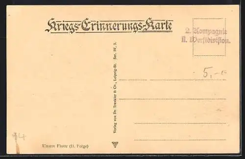 AK Kriegsschiff S. M. Kleiner Kreuzer Magdeburg in Fahrt