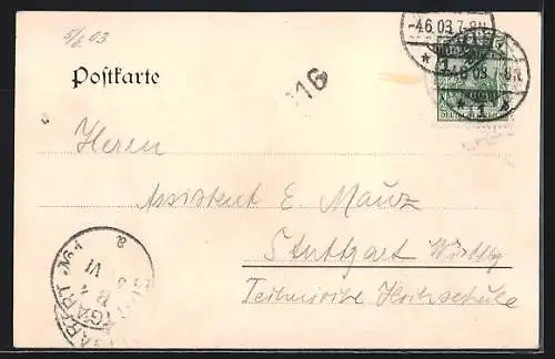 Künstler-AK Torpedobootdivision auf See, u. a. D. 5
