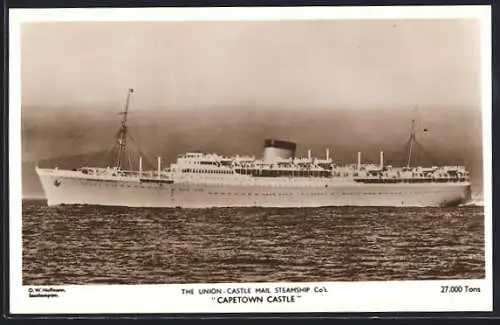 AK Passagierschiff MS Capetown Castle, Union-Castle Line