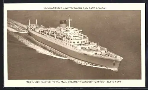 AK Union-Castle Royal Mail Steamer Windsor Castle, Passagierschiff