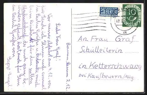 AK Passagierschiff M.S. Fairsea fährt von Bremen ab