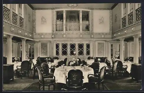AK Passagierschiff Deutschland der Hamburg-Amerika Linie, Speisesaal 1. Klasse