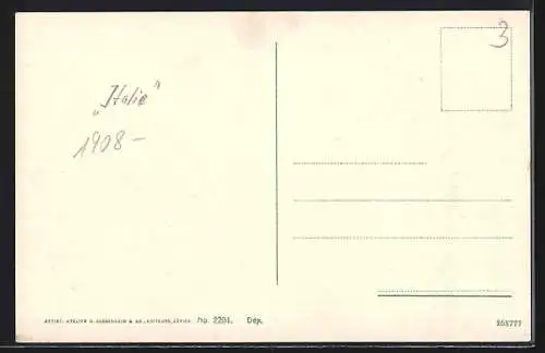 AK Salondampfer Italie auf dem Lac Léman