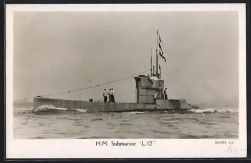 AK HM Submarine L 12, U-Boot