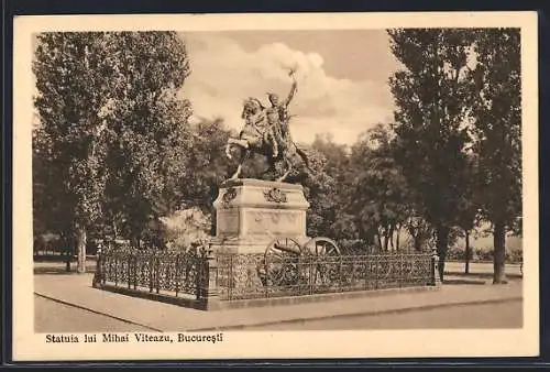 AK Bucuresti, Statuia lui Mihai Viteazu