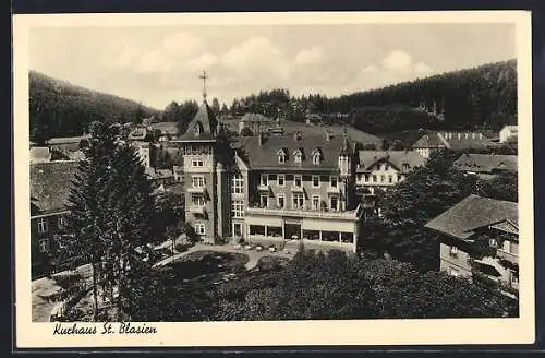 AK St. Blasien, Blick zum Kurhaus