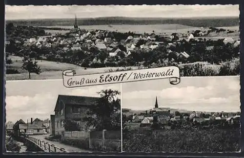 AK Elsoff /Westerwald, Teilansicht, Strassenpartie, Ortspartie