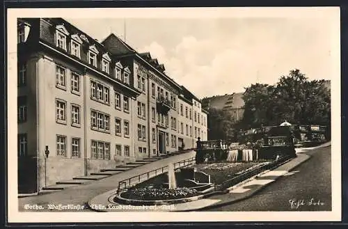 AK Gotha, Wasserkünste vor der Thür. Landesbrandverf.-Anst.