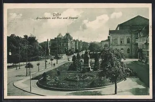 AK Gotha, Strassenpartie Arnoldiplatz