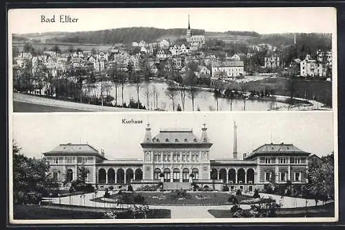 AK Bad Elster, Kurhaus, Teilansicht