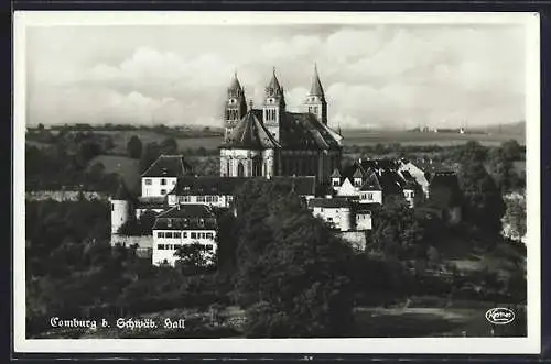 AK Schwäbisch Hall, Blick zur Comburg