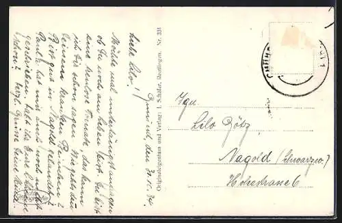 AK Schwäb. Gmünd, Teilansicht