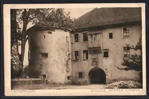 AK Schorndorf / Württ., Schloss, Innerer Eingang