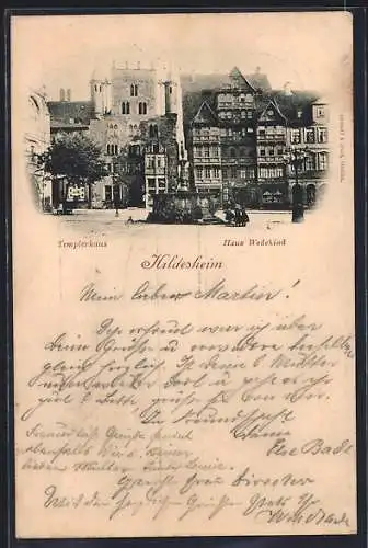 AK Hildesheim, Templerhaus und Haus Wedekind